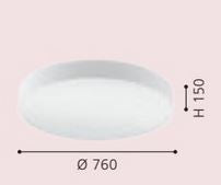 Load image into Gallery viewer, Plafon Eglo Pasteri Ø760 MM 97615 Branco