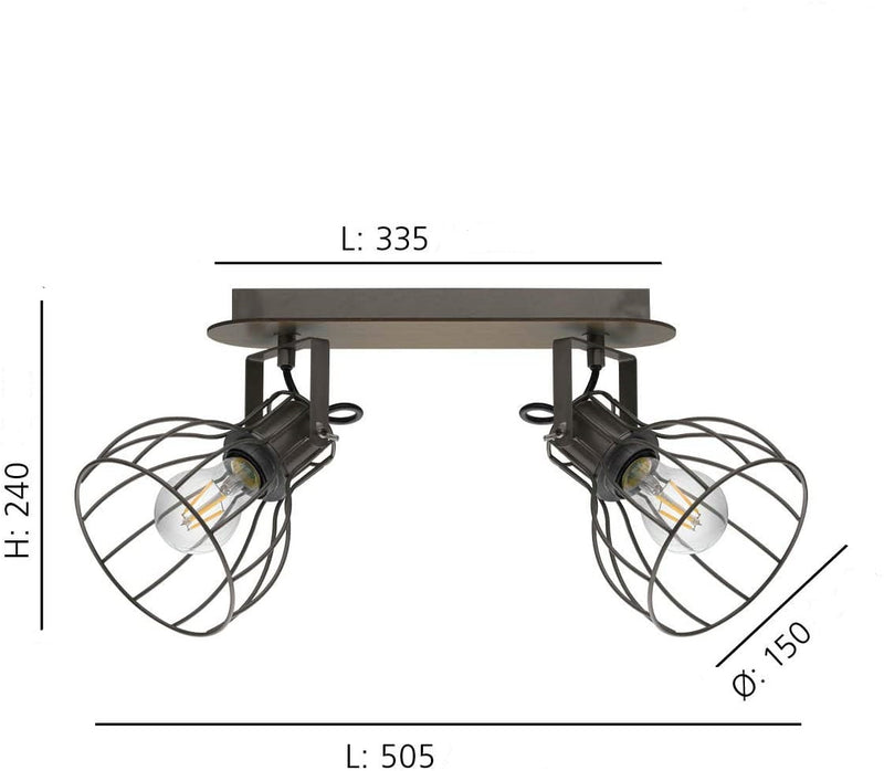 Load image into Gallery viewer, Plafon Eglo Sambatello 98135