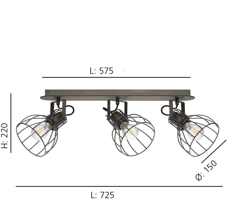 Load image into Gallery viewer, Plafon Eglo Sambatello 98136