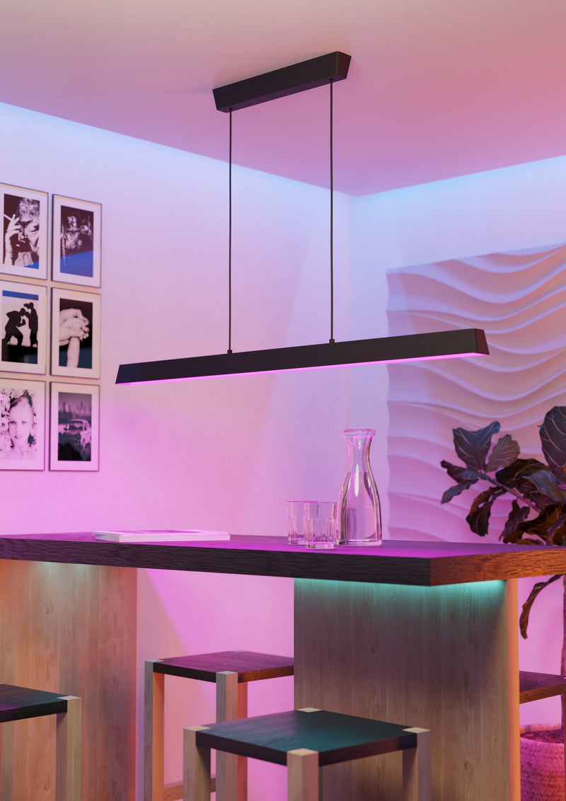 Cargue la imagen en el visor de la galería, Candeeiro de tecto suspenso eglo Simolaris-z Led 99603