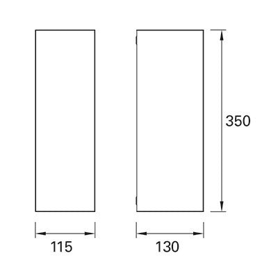 Carregue imagem no visualizador da galeriaAplique Exterior PX-0127-NEG Forlight