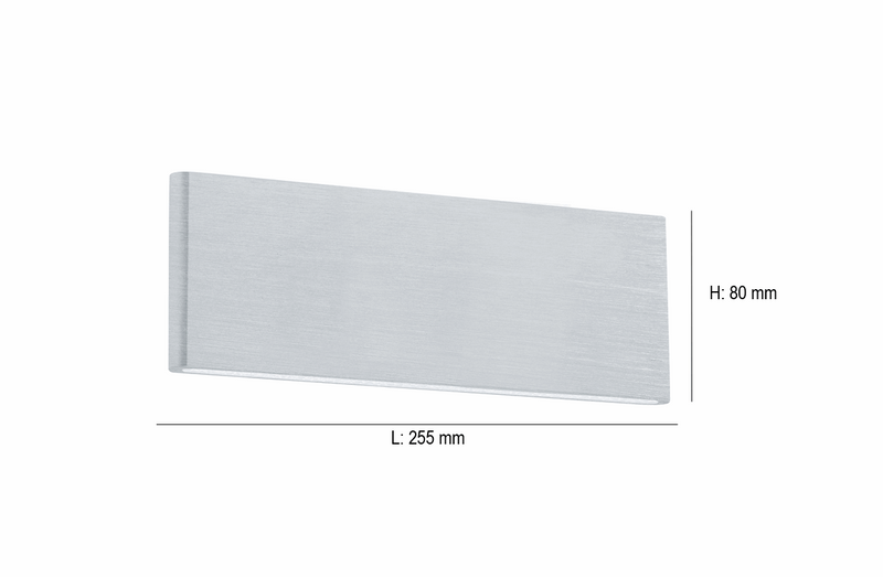 Load image into Gallery viewer, Aplique de Parede Eglo Climene 39268 Aluminio Escovado