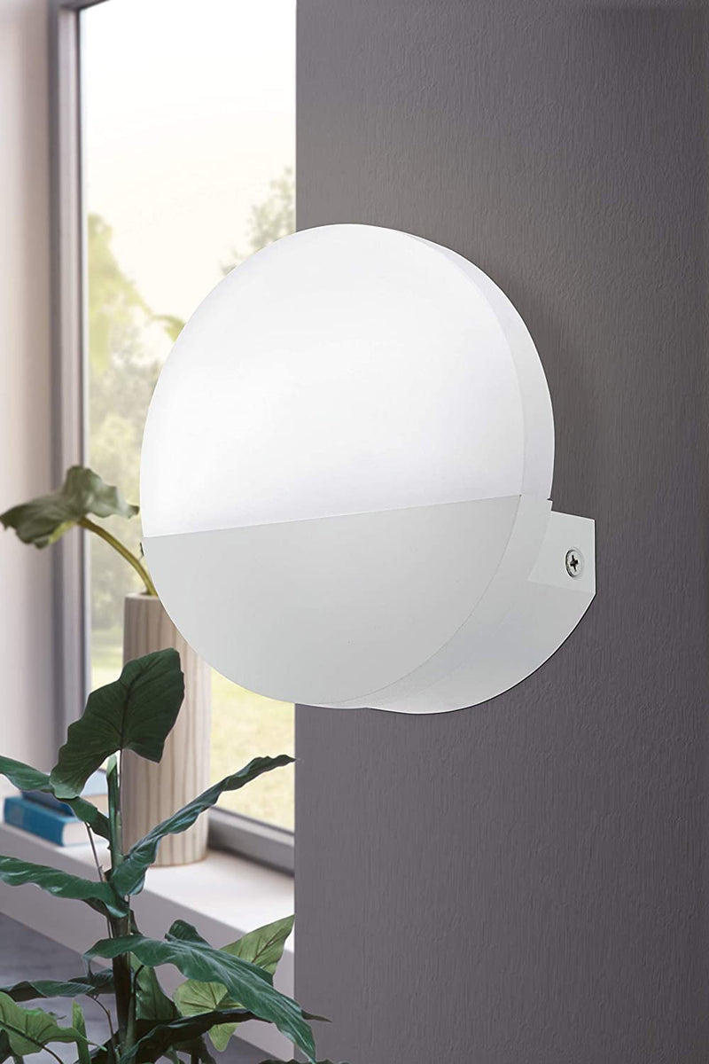 Carregue imagem no visualizador da galeriaAplique de Parede Eglo Metrass 1 Branco 96039