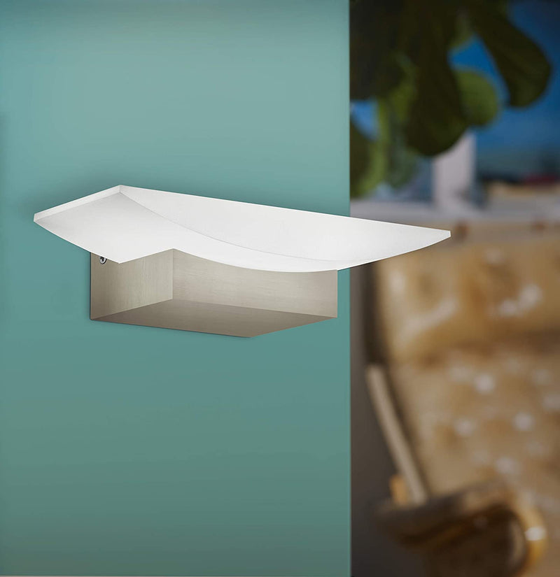 Cargue la imagen en el visor de la galería, Aplique de Parede Eglo Metrass Niquel 96038