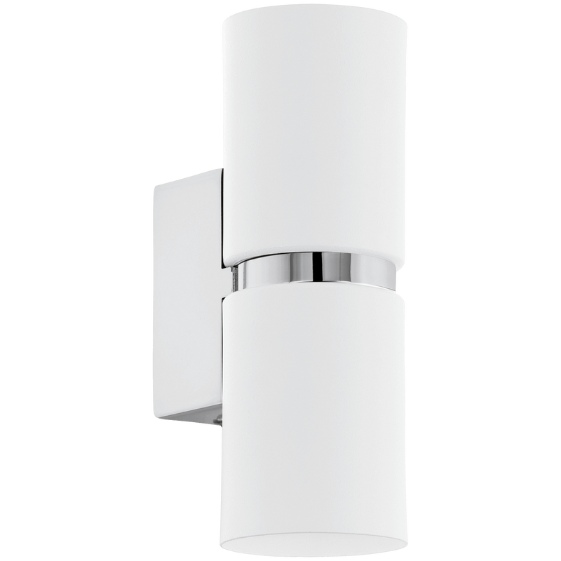 Load image into Gallery viewer, Aplique de Parede Eglo Passa Redondo Branco e Prata 95368