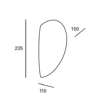 Carregue imagem no visualizador da galeriaAplique de Parede Forlight Glass DE-0000-BLA
