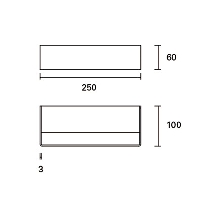 Carregue imagem no visualizador da galeriaAplique de Parede Forlight Toppi 250mm DE-0232-BLA