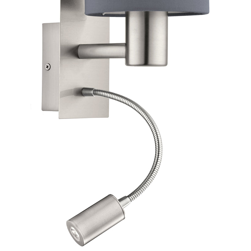 Load image into Gallery viewer, Aplique de Parede Pasteri Eglo Cinza c/led 96479