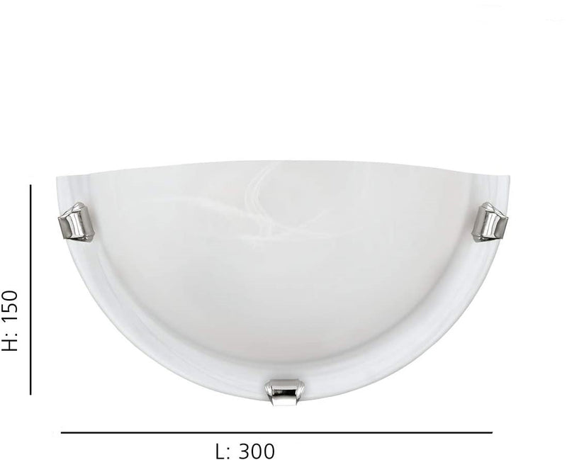 Carregue imagem no visualizador da galeriaAplique de Parede Salome Prata Eglo 7188