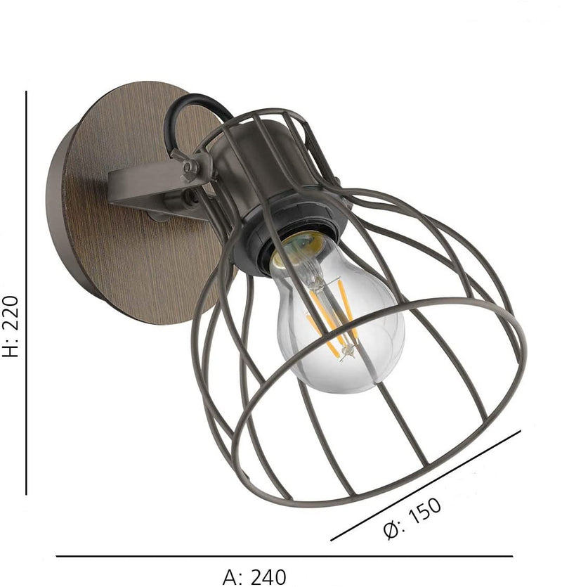 Load image into Gallery viewer, Aplique de parede/Plafon Sambatello Eglo 98134