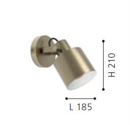 Load image into Gallery viewer, Aplique de parede vintage shouthery eglo 43817