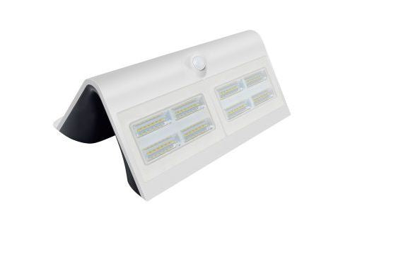 Load image into Gallery viewer, APLIQUE SOLAR LED 6.8W 800Lm 4000K C/ SENSOR IP65 BRANCO