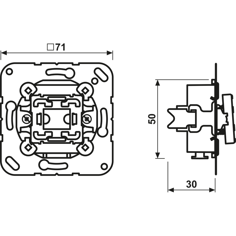 Load image into Gallery viewer, Botão de pressão unipolar NA 10 A 250 V JUNG