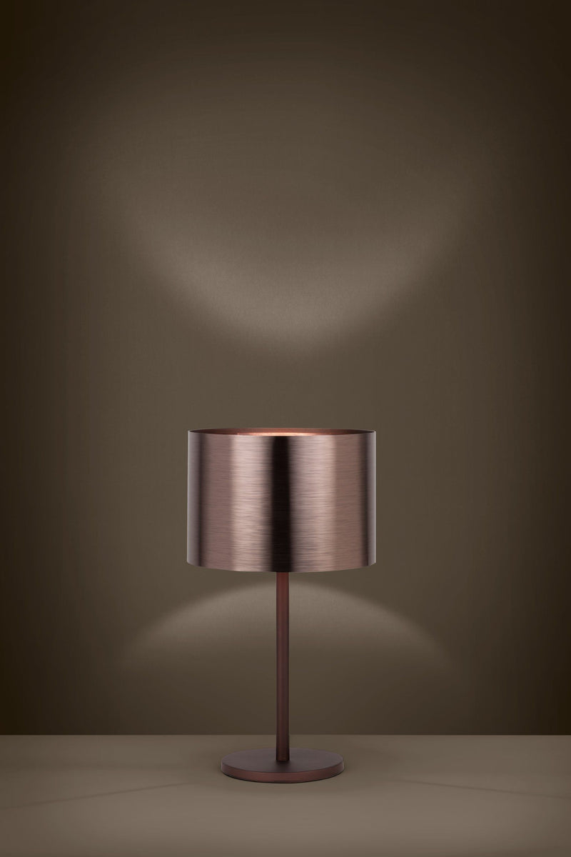 Load image into Gallery viewer, Candeeiro de Mesa Eglo Saganto 39394 Castanho