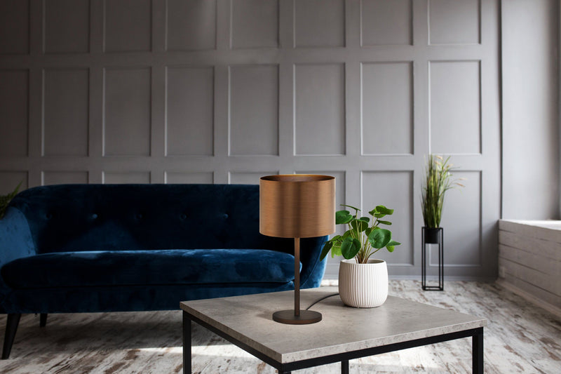 Load image into Gallery viewer, Candeeiro de Mesa Eglo Saganto 39394 Castanho