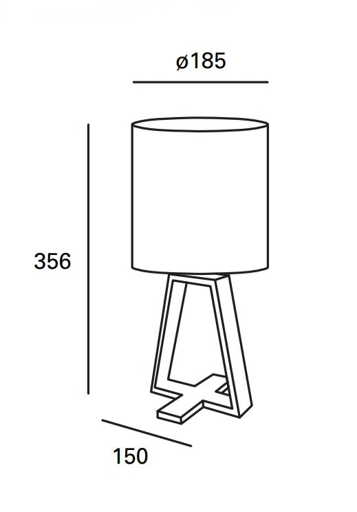 Carregue imagem no visualizador da galeriaCandeeiro de Mesa Forlight Nuts Cinza DE-0020-GRI