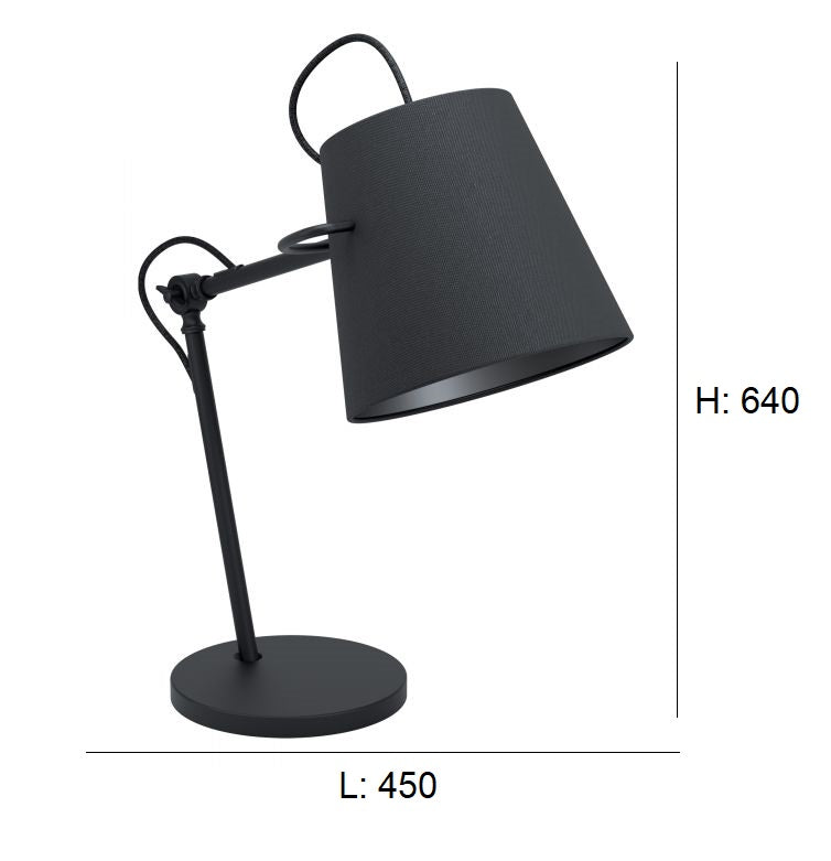 Cargue la imagen en el visor de la galería, Candeeiro de Mesa Moderno Eglo Granadillos 39866