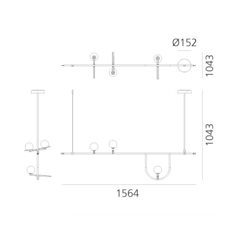 Chargez l'image dans la visionneuse de la galerie, Candeeiro de Tecto Suspenso Artemide Yanzi 1 LED 1104010A