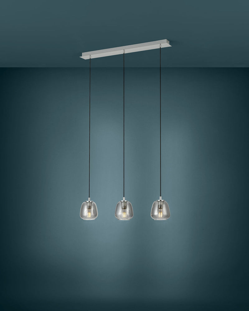 Load image into Gallery viewer, Candeeiro de Tecto Suspenso Moderno Eglo Albarino 39667 Cromado