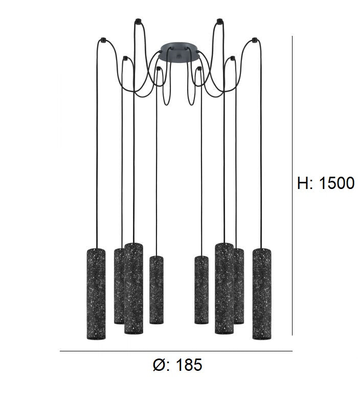 Load image into Gallery viewer, Candeeiro de Tecto Suspenso Eglo Mentalona 39824
