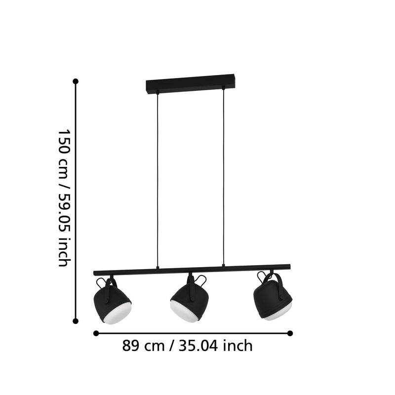 Load image into Gallery viewer, Candeeiro de Tecto Suspenso Moderno Eglo Upnema 390046