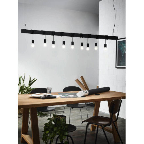 Carregue imagem no visualizador da galeriaCandeeiro de Tecto Suspenso Vintage Eglo Townshend-B 39939