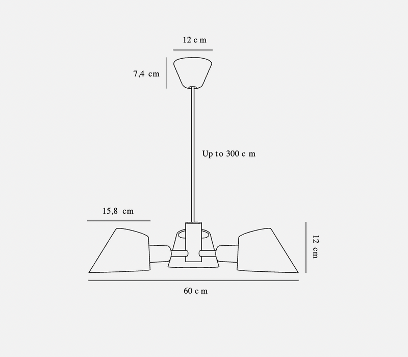 Carregue imagem no visualizador da galeriaCandeeiro de tecto suspenso Nordlux Stay 3-Spot 2120703003