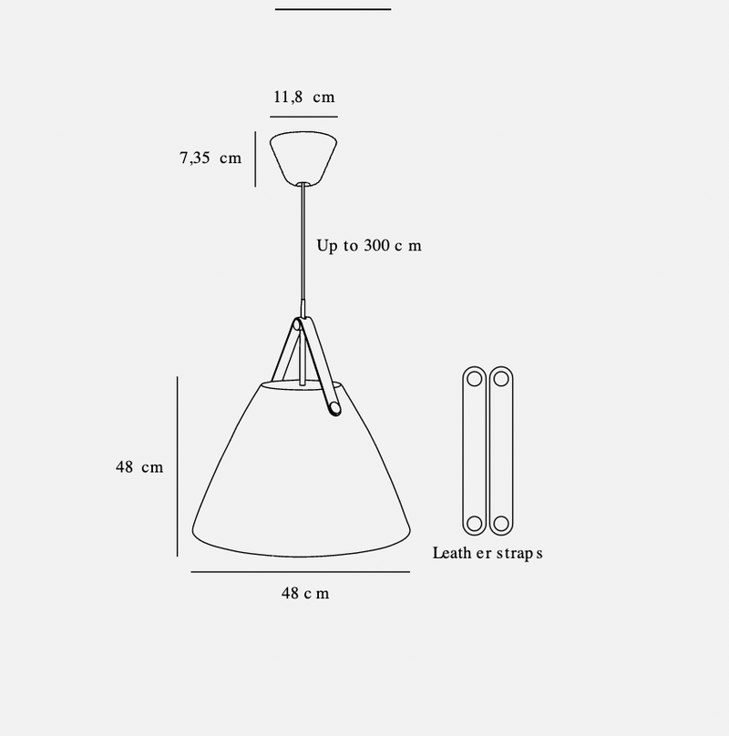 Chargez l'image dans la visionneuse de la galerie, Candeeiro de tecto suspenso Nordlux Strap 48 84353001