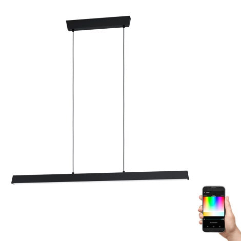 Cargue la imagen en el visor de la galería, Candeeiro de tecto suspenso eglo Simolaris-z Led 99603