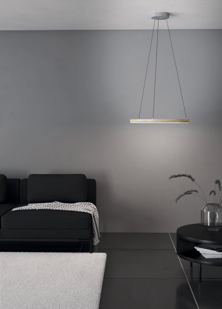 Carregue imagem no visualizador da galeriaCandeeiro de tecto suspenso moderno eglo Cadinaro 39896