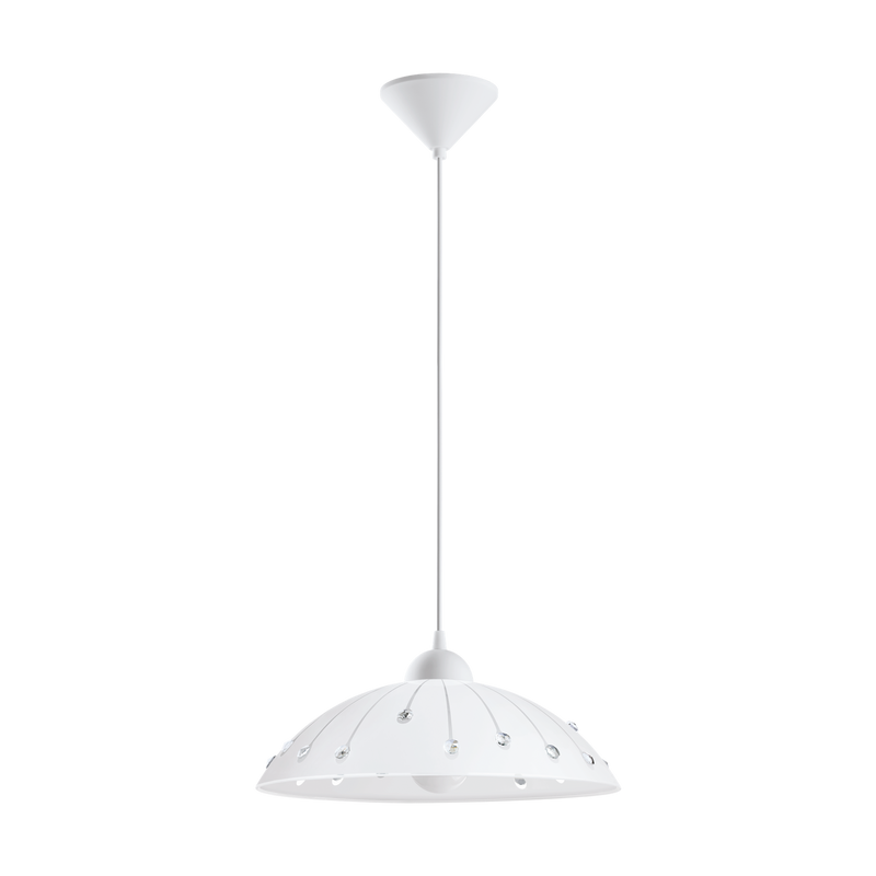 Cargue la imagen en el visor de la galería, CANDEEIRO DE TECTO SUSPENSO EGLO VETRO 96073