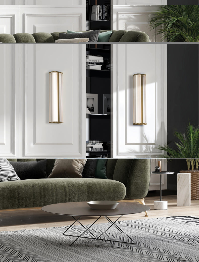 Chargez l'image dans la visionneuse de la galerie, Applique murale LED or mat 300 mm