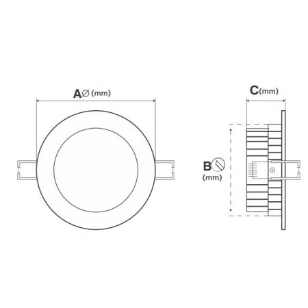 Load image into Gallery viewer, Downlight Redondo Led 150MM 12W 1200Lm 2700k,4000k e 6500k BRANCO