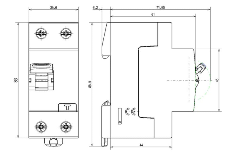 Load image into Gallery viewer, INTERRUPTOR DIFERENCIAL 2P 40A 300mA AC LEGRAND 402033