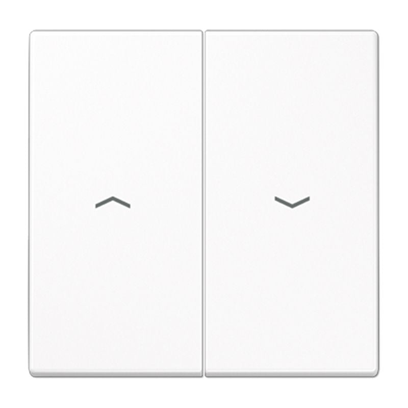 Carregue imagem no visualizador da galeriaBotão duplo de persiana Jung LS 995 P WW Branco