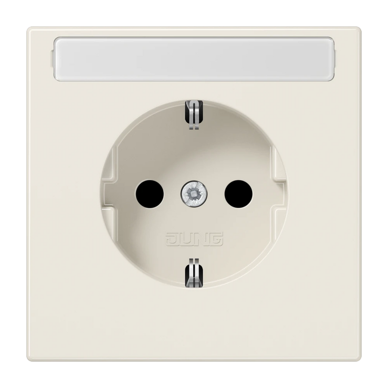 Load image into Gallery viewer, Tomada SCHUKO® 16 A 250 V com Campo de Inscrição Marfim LS1521KINA JUNG