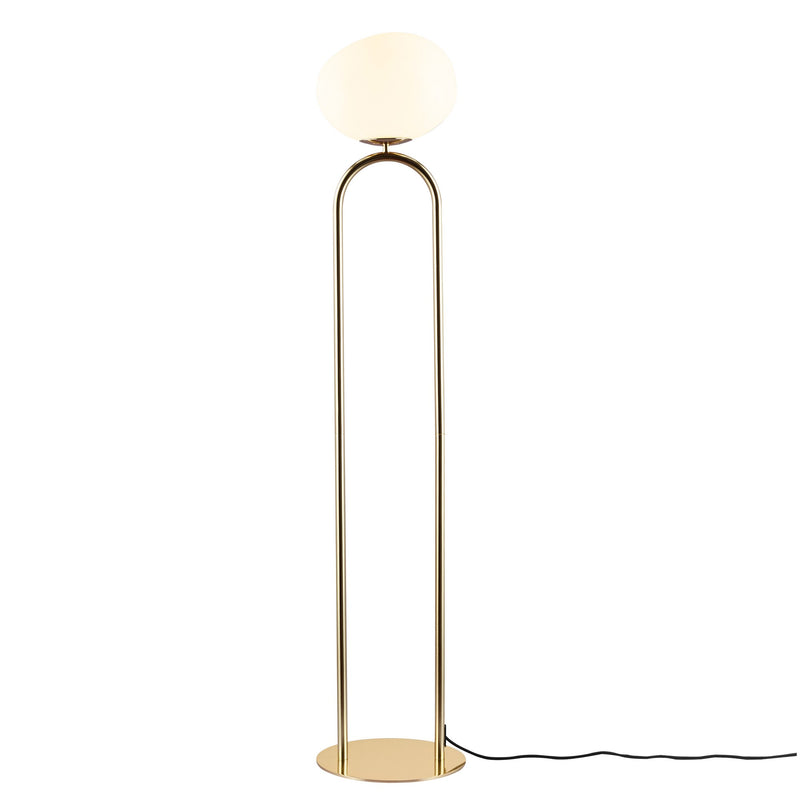 Cargue la imagen en el visor de la galería, Candeeiro de pé dourado Shapes - Nordlux
