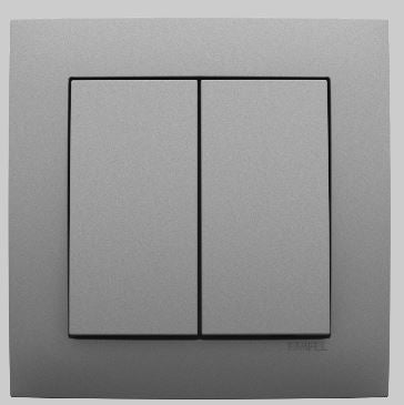 Load image into Gallery viewer, Tecla dupla Alumina EFAPEL 90611 TAL Série Logus 90