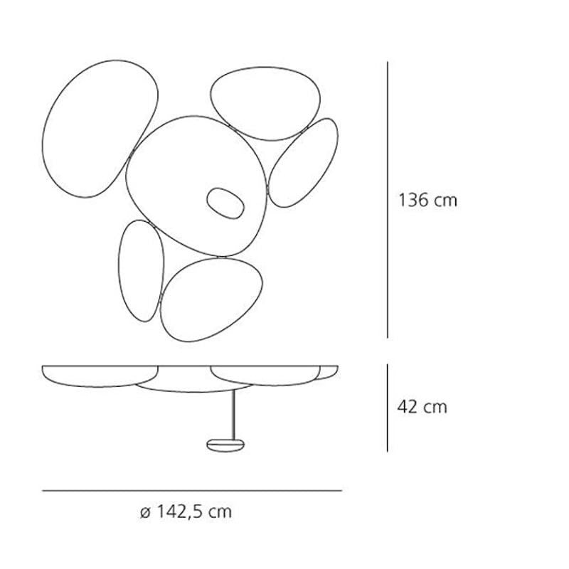 Carregue imagem no visualizador da galeriaPlafon Artemide Mercury LED 1366110A