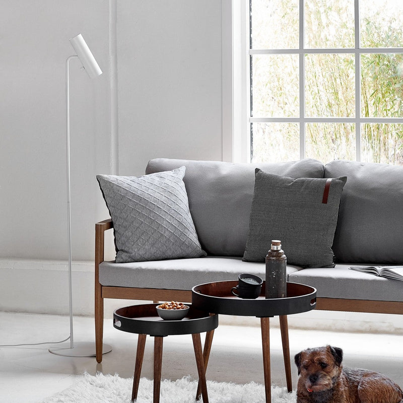 Cargue la imagen en el visor de la galería, candeeiro pé branco nordlux mib 6