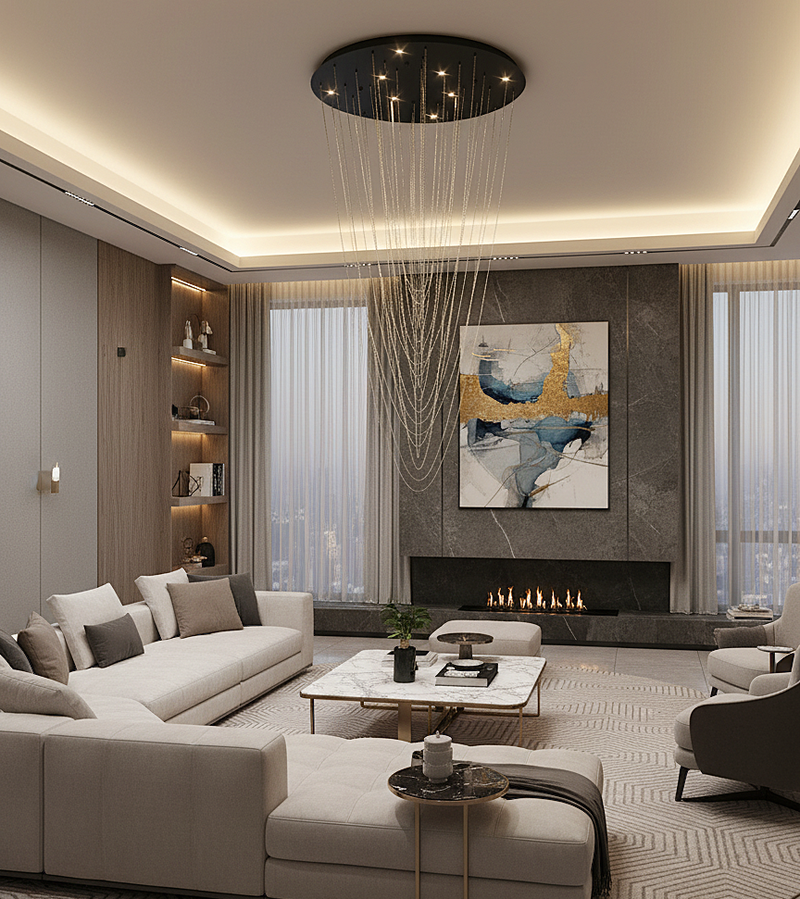 Load image into Gallery viewer, Candeeiro de teto luxuoso, Trepuco - Eglo