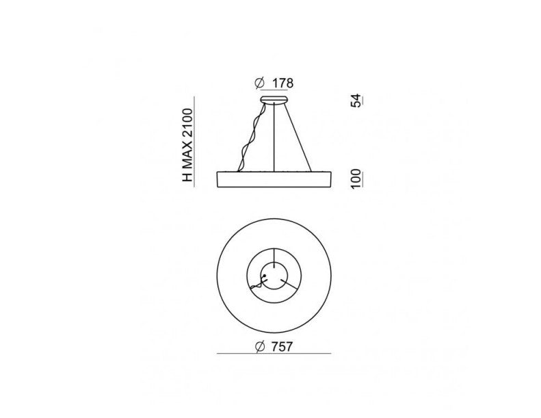 Carregue imagem no visualizador da galeriaStilnovo Saturn - Candeeiro Suspenso de Teto