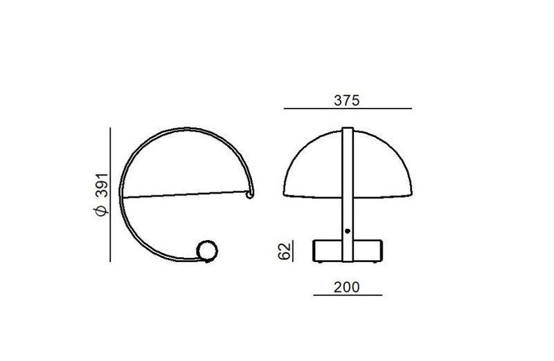 Cargue la imagen en el visor de la galería, Stilnovo META - Candeeiro de mesa
