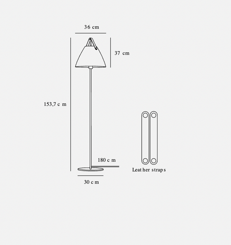 Load image into Gallery viewer, Candeeiro de pé Nordlux Strap 46234001