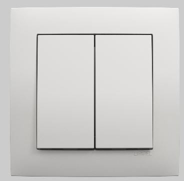 Carregue imagem no visualizador da galeriaTecla dupla Branco EFAPEL 90611 TBR Logus Série 90