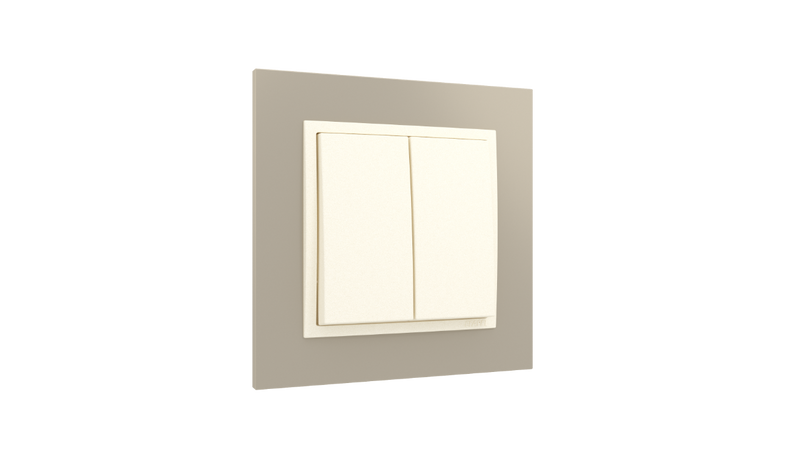 Chargez l'image dans la visionneuse de la galerie, Interrupteur double/interrupteur lustre titane/perle, Logus 90 Metallo - Kit complet