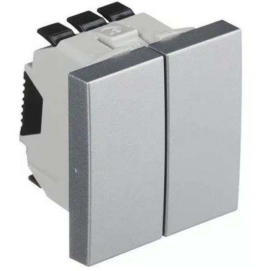 Cargue la imagen en el visor de la galería, COMUTADOR DE LUSTRE EFAPEL_45061 SAL _COR ALUMINA _SÉRIE 45