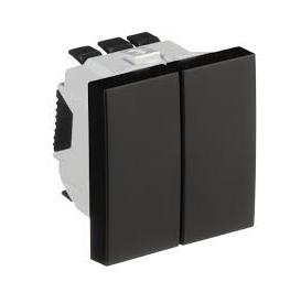 Cargue la imagen en el visor de la galería, Comutador de lustre Efapel Preto Mate 45061_SPM Série_45_Efapel