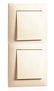 Load image into Gallery viewer, Espelho duplo marfim EFAPEL 90920 TMF Série Logus 90