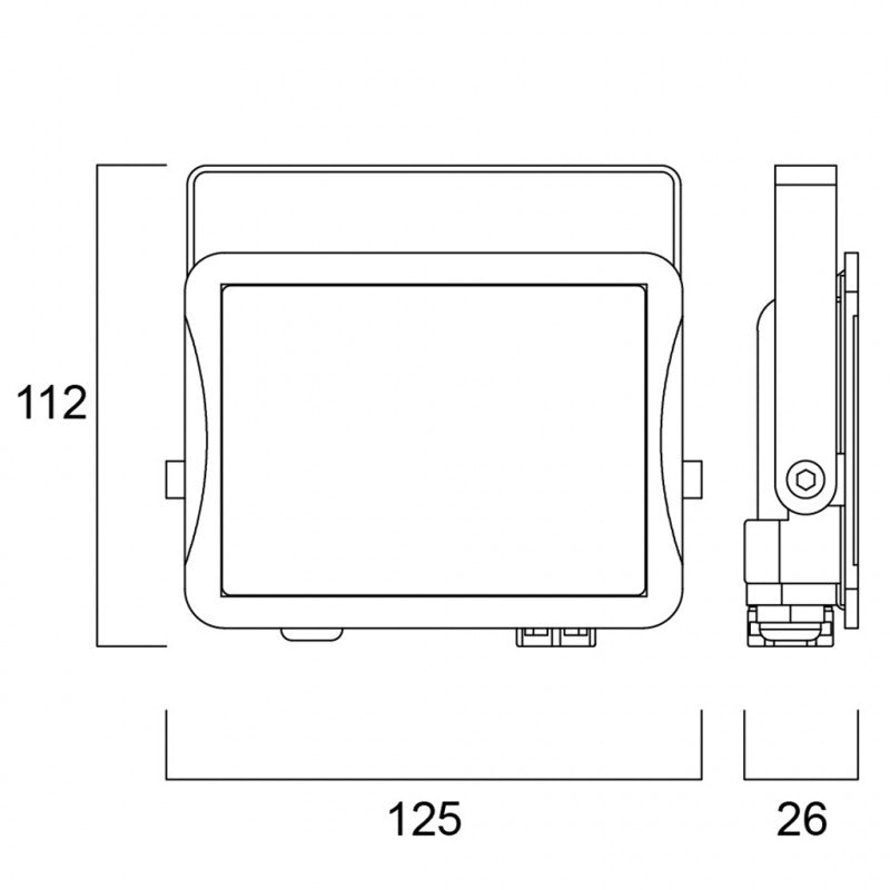 Cargue la imagen en el visor de la galería, Projetor led START FLOOD FLAT 26W 3000lm 4000K